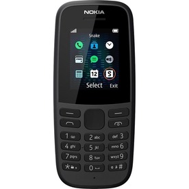 Мобилен телефон Nokia 105 Dual SIM (2019) черен